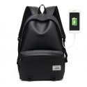 Mochila com Carregador de Bateria de Celular USB para Faculdade