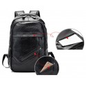 Backpack for Notebook University Funky Adventure Leather Do not Wet