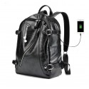 Backpack for Notebook University Funky Adventure Leather Do not Wet