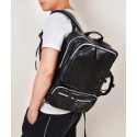 Male Dual Back Backpack and Hand Use Teacher's Bag