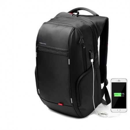 Laptop Backpack with Internal Battery for USB Charging for Casual Cell Phone