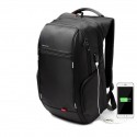 Mochila Laptop com Bateria Interna USB para Carregar Celular Casual