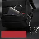 Mochila Laptop com Bateria Interna USB para Carregar Celular Casual