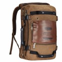 2/1 Large Travel Bag & Backpack Adventure Retro Brown Jeans