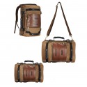 2/1 Large Travel Bag & Backpack Adventure Retro Brown Jeans