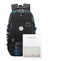 Men's Printed Backpack Men's USB Battery Charge