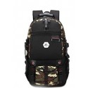 Men's Printed Backpack Men's USB Battery Charge