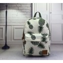 Women's Printed Backpack Tropical Pineapple Casual School Bag