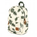 Women's Printed Backpack Tropical Pineapple Casual School Bag