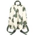 Women's Printed Backpack Tropical Pineapple Casual School Bag
