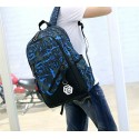 Printed Unisex Backpack Comfortable Casual School Bag