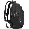 Black Laptop Backpack Notebook USB Charger Free Shipping