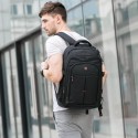 Black Laptop Backpack Notebook USB Charger Free Shipping