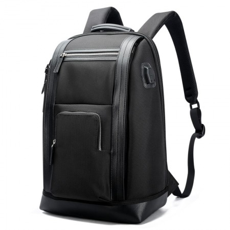 Mochila Moderna Casual de Trabalho Couro Luxo Slim Negocios Elegante