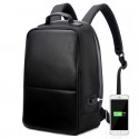 Mochila Escolar Casual Trabalho Bolsa de Costa Confortavel Preta USB