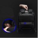 School Backpack Casual Work Comfortable Shore Bag Black USB