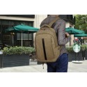 School Backpack Casual Work Bag Comfortable Back Brown