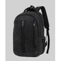 Mochila Escolar Casual Trabalho Bolsa de Costas Confortavel Marrom