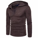 Men's Casual Hooded Sweater Fashion Winter Clean