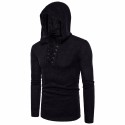 Men's Casual Hooded Sweater Fashion Winter Clean