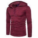 Men's Casual Hooded Sweater Fashion Winter Clean