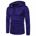 Men's Casual Hooded Sweater Fashion Winter Clean