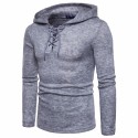 Moletom Casual Masculino com Capuz Moda Inverno Limpo