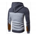 Moletom Masculino Casual Retalhado Esporte Treino Confortavel