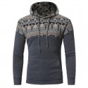 Hooded Sweatshirt Men's Casual Basic Hooded Kangaroo Pocket