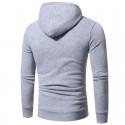 Men's Casual Sweater Pocket Kangaroo Hooded Clean Cute