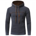 Men's Casual Sweater Pocket Kangaroo Hooded Clean Cute