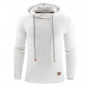 Men's Solid Sports Sweatshirt Casual Textured