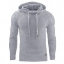 Men's Solid Sports Sweatshirt Casual Textured