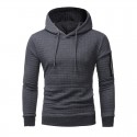 Men's Solid Hooded Sweatshirt Casual Fashionable Winter Fashion