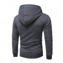 Moletom Casual Masculino Com capuz Solido Moda Inverno Elegante