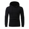 Men's Solid Hooded Sweatshirt Casual Fashionable Winter Fashion