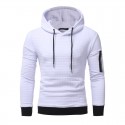 Men's Solid Hooded Sweatshirt Casual Fashionable Winter Fashion