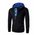 Men's Casual Sweatshirt Ziper Sport Hooded Kangaroo Pocket Ziper