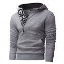 Comfortable Sports Hooded Sweatshirt Men's Casual Hooded Ziper