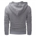 Comfortable Sports Hooded Sweatshirt Men's Casual Hooded Ziper