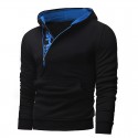 Comfortable Sports Hooded Sweatshirt Men's Casual Hooded Ziper