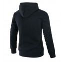 Casual Male Kangaroo Casual Pocket Hooded Sweater Ziper