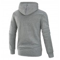 Casual Male Kangaroo Casual Pocket Hooded Sweater Ziper