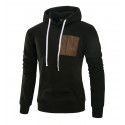 Casual Male Kangaroo Casual Pocket Hooded Sweater Ziper