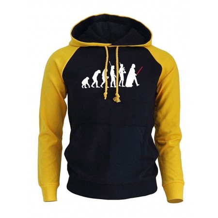 Mens Casual Printed Sweatshirt Winter Hooded Sweatshirt