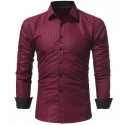 Camisa Social Masculina Justa Elegante Trabalho Escritorio