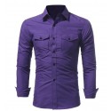 Camisa Social Masculina Justa Elegante Trabalho Escritorio