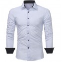 Camisa Social Masculina Justa Elegante Trabalho Escritorio