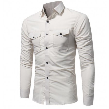 Men's Social Shirt Just Stylish Work Desk