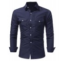 Men's Social Shirt Just Stylish Work Desk